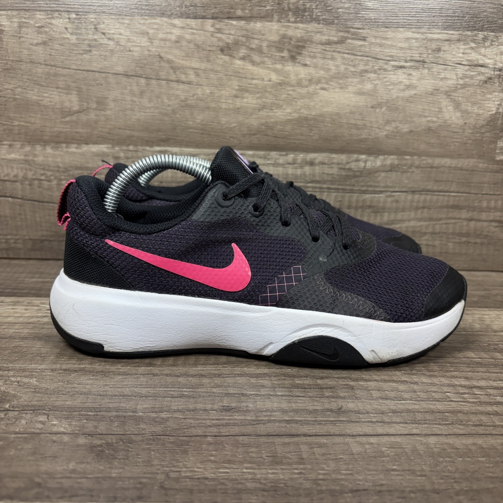 Nike City Rep TR Black Purple Womens US Size 6.5 DA1351-014 Running Shoes